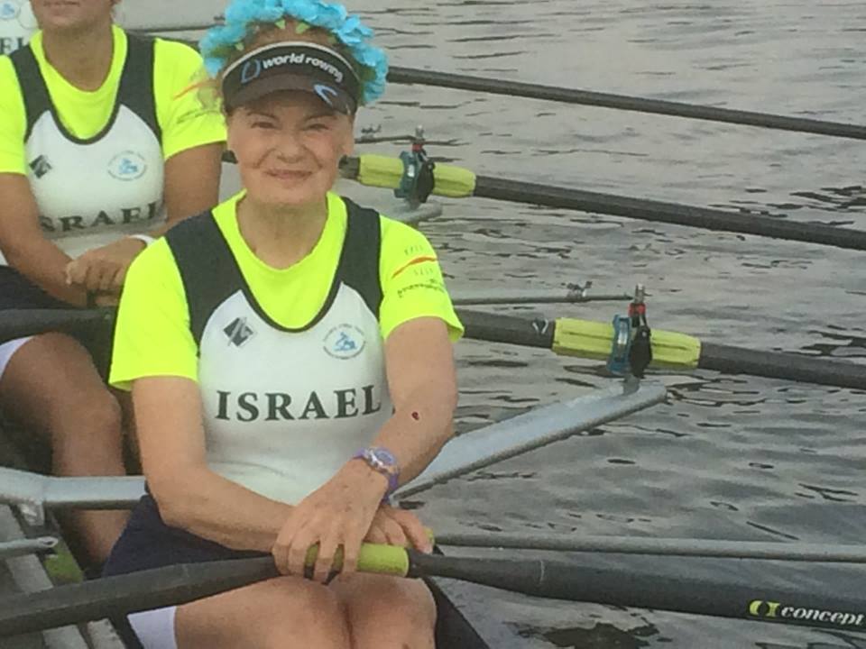 /רזיה ישראלי באליפות ישראל בחתירה 2018 הצילום באדיבותה